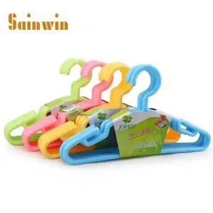 Pack of 12 small hangers baby kids hangers in best quality in reasonable price ( 11.5 inches flexible hangers )