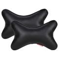 2 pcs Car Seat Pillow Neck Support Travel Pillow Breathable Car Head Neck Rest Cushion Headrest Auto Car Safety Pillow brown. 