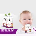 8Pcs 200ML Baby Reusable Food Storage Squeeze Food Bag Drink Spout Pouch Fruit Vegetable Baby Food Pouch Feeding Bag. 
