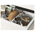 Storage Box IKEA VARIERA, white 24 x 17 cm - kitchen rice grain cereal food dispenser cases container organizer. 