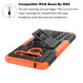 【Miga Plaza】For Sony Xperia L1/E6/XP2/G3311/G3313 Casing,[Shockproof] Tough Rugged Dual Layer Protective Case Hybrid Kickstand Cover. 