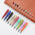 10Pcs/Lot Plastic Beadable Pen Bead Pens Ballpoint Pen Gift Ball Pen. 