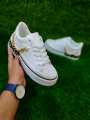 Trending Thick-Sole Chain Sneakers for Fashionable Girls, Imported Chunky Girls trending shoes. 