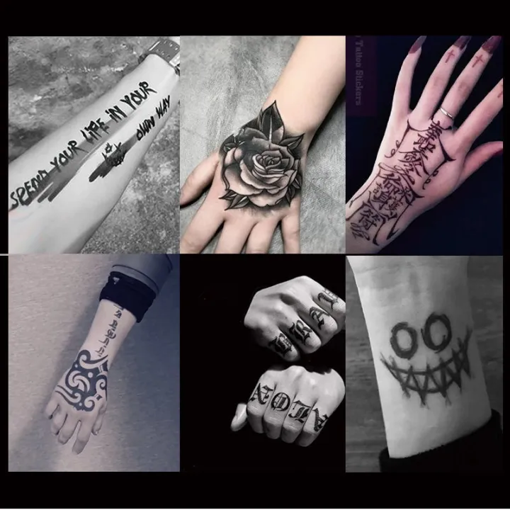 Itim%20na%20Naka-istilong%203D%20Bagong%20Man's%20Half%20Sleeve%20Arm%20Temporary%20Totem%20Tattoo%20Stickers%20Mechanical%20Body%20Art%20Tatoos%20para%20sa%20Boys%20Mens%20Armband%20-%20Image%204