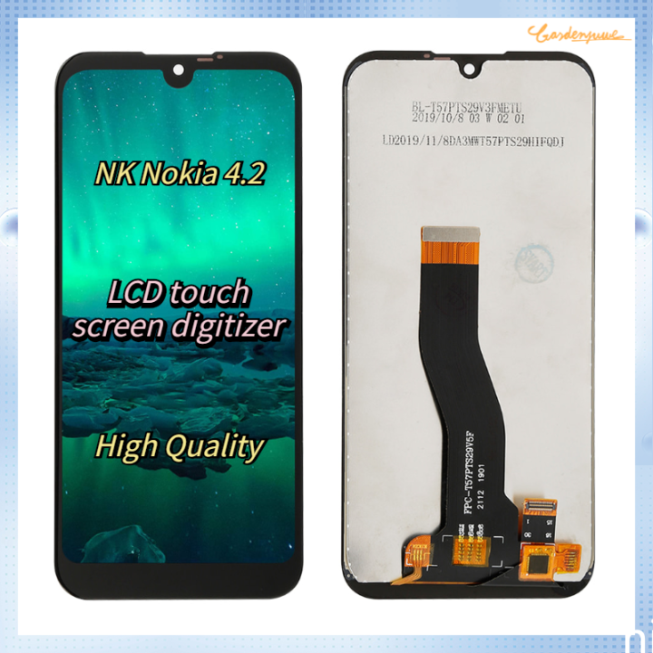 Suitable For NK Nokia 4.2, Lcd Screen Assembly Touch Screen, Display Glass Screen Integrated Screen External Screen And Internal Screen (Black )