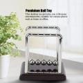 Decoration Square Shape Balance Pendulum Ball Newtons Cradle 5 Ball Pendulum Steel Science Physics Kinetic Energy Sculpture Newton Cradle Balance Steel Balls School Teach Supplies Physics Science Pendulum. 