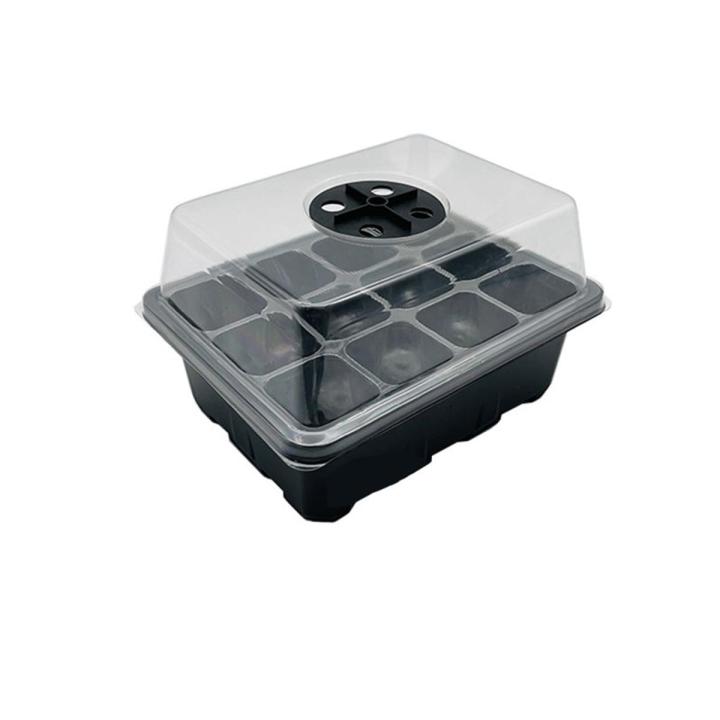 Plastic Nursery Pot 12 Holes Seed Grow Planter Box Greenhouse Garden Seed Pot