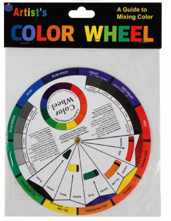 Keep Smiling 10inch dia Artist's Color Wheel , A Guide to Mixing Color ...