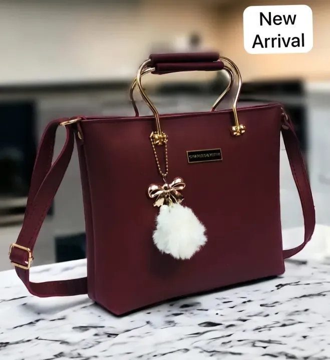 Trendy Women's Shoulder Bag Elegant PU Leather Tote with Adjustable Strap Zipper Closure Stylish Handbag for Casual Office Travel Party Use Lightweight Crossbody Satchel with Spacious Compartments & Modern Design