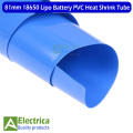 1 ~ 3 Meter Width 81mm Blue 18650 Lipo Battery Packing PVC Heat Shrink Tube Pack Insulated Film Wrap lithium Case Cable Sleeve by Electrica. 