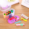 Sewing Kit Sewing Box Sewing Storage Accessories Knitting Needles Needlework Tools Elliptical Balbox Needle and Thread Box Home Practical. 