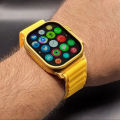 X8 Ultra Max Smart Watch Max 8 Series 49 mm Gold Edition Water Resistant. Bluetooth Calling Smart Watch Full HD Display Multi functional Design Ultra Smart Watch For Men For Woman. 