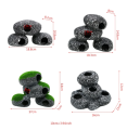 Aquarium Decoration Stone Shelter Rock Caves for Shrimp Cichlid Hiding Breeding Spawning Hideout Decoration for Territorial Fish. 