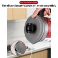 Oil Filter Pot - Oil Bottle - Oil Strainer Pot Stainless Steel Grease Strainer - Oil Storage Pot For Cooking Oil - Oil Container Stainless Steel Oiler Tank Container - Grease Keeper with Filter Dust Lid Non slip Handle for Frying Oil and Cooking Grease. 