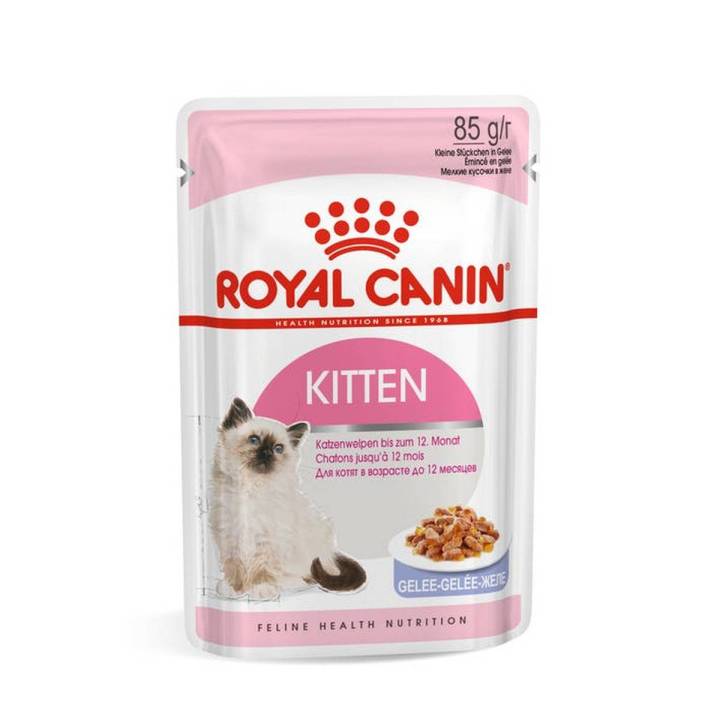 CAT JELLY FOOD - ROYAL CANIN - KITTEN INSTINCTIVE IN JELLY FOOD 85 GRAMS