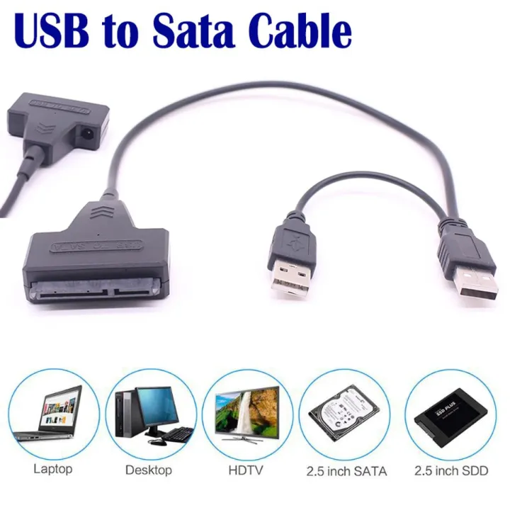 USB%202.0%20to%20Sata%20Cable%20SATA%20to%20USB%202.0%20Cable%20Adapter%20for%202.5"%20HDD%20SSD%20Hard%20Drive%20Connector%2022%20Pin%207+15%20SATA%201%202%203%20External%20Drive%20Converter%20Cloning%20Data%20Recovery%20for%20PS4,%20Win10/8.1/8/7/Vista/XP,%20Mac%20OS,%20SSD%20Adapter%20-%20Image%202