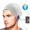Winter Bluetooth USB Rechargeable Music Headset Warm Knitting Beanie Hat Cap. 
