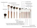 M.A.C Premium Makeup Brush Set Of 12 Pieces For Professional Party Makeup Foundation Eyeshadow Eyebrow mascara Brushes Face Powder Brush (Multicolor). 