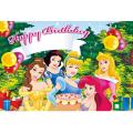 PRINCESS THEME BIRTHDAY PARTY BANNER ( 36 INCHES X 24 INCHES ). 