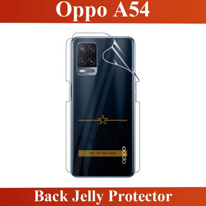 Oppo A54 Back Clear Jelly Protector Soft Film Protection Hydrogel Film Protector For Oppo A54