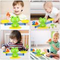 Libra Frog Intelligent Game balancing and mathematical Balance Scale game for Kids Learning Parents Teaching Aid Birthday Gift. 