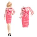 Fashion Outfit Modern Dress Skirt Casual Coat Dress For Barbie Clothes Doll Accessories Girl's 1/6 Doll Gift G2 JJ. 
