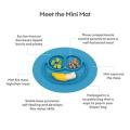 Baby Plate, Silicone Non-Slip Baby Placemat with Suction Cup for Babies Toddlers and Children, Children's Plate Suitable for Most Highchair Trays. 