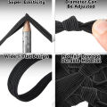 5pcs/set Men's High Elastic Hair Ties Ponytail Holder Scrunchies Hair Rope Hair Accessories For Men Women Long Curly Thick Hair. 