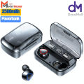 M10 TWS Bluetooth Air buds 3500mAh Power Bank Wireless Earphones with Microphone 9D Stereo Sports Waterproof Earbuds. 