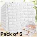 3D Brick Wall Stickers Self Adhesive Wallpaper Sheets 3mm | Peel and Stick Wall Brick Room Panels PE Foam High Quality Bricks Wallpaper wall paper sheet for bedroom. 