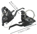 Bike Derailleurs 3x7 21 Speed Switch MTB Bicycle Shifter Levers Brake with Shift Cable Cycling Disc Handle for Bike Trekking. 