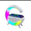 3-in-1 Multi-Function LED Night Lamp With Wireless Charging Bluetooth Speaker. 
