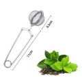 6Pcs Tea Infuser Loose Leaf Tea Snap Ball Tea Strainer Spoon Stainless Steel Tea Filter Steeper with Handle. 