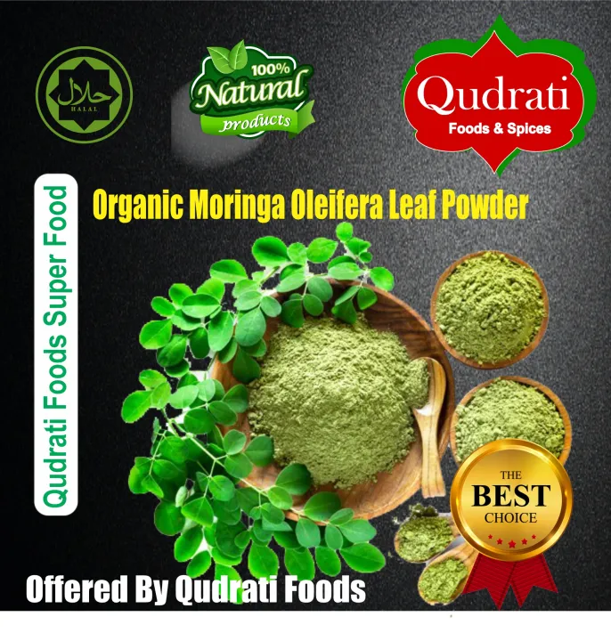 Organic Moringa Leaf Powder (Suhanjna)- 125g | Daraz.pk