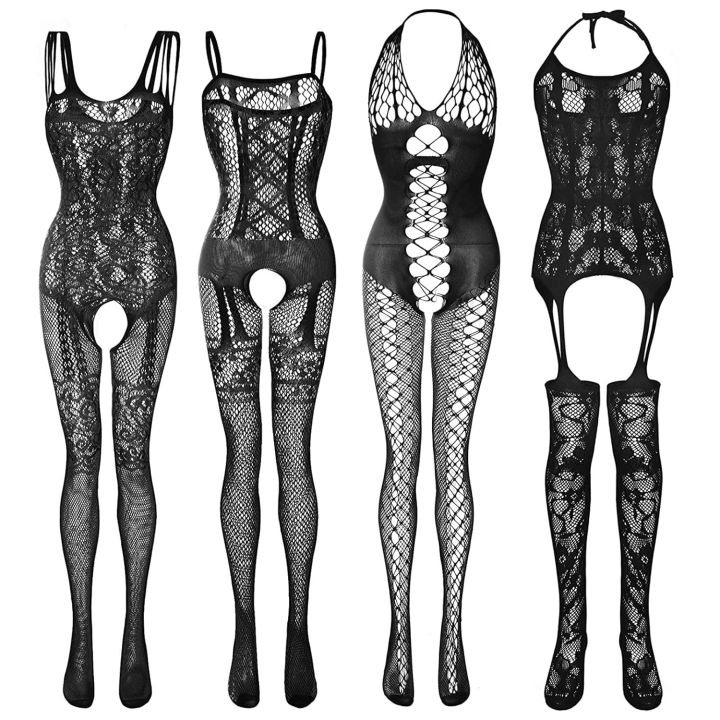 Fishnet%20Bodysuits%20Women%20Fishnet%20Bodystockings%20Lingerie%20Elastic%20Lace%20Mesh%20Bodysuit%20Hollow%20Fishnet%20Body%20Stockings%20for%20Date%20Wearing%20-%20Image%204