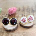 Customizable Resin Earrings Studs - Handmade with Love & Personalized. 
