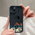 AMORVOR for Samsung A03 A03S A04 A04E A04S A05 A05S Back Cover Soft Square Ladder The North Face Silicone Camera Protection Phone Case. 
