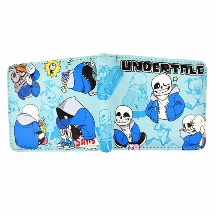 【happy one】Arrival Game Undertale Wallet With Holder Coin