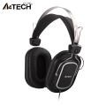A4Tech HS-50 Headphones - ComfortFit Stereo Headset - 2 Pin 3.5 mm - With Noise Cancelling Mic - Black - For PC. 
