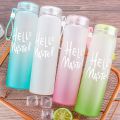 Water Bottle, Frosted Glass/Plastic Keeps Water Cold and Hot for Hours, Water bottle for Girls, Boys, Kids, Easy to Carry for Traveling, Walking, Hiking, School, Gym etc, 500ml.. 