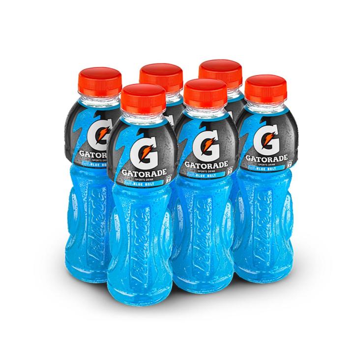 Gatorade Blue Bolt 500ml - Pack of 6 PET Sports Drink