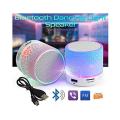 Mini Bluetooth MP3 Music Player Speaker V4.2 | Wireless Portable Speaker with Light | SD Card, USB, FM Radio Supported | Rechargeable Speaker. 