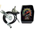 New Sport Bicycle Speedometer DUO Taiwan Made | Mechanical Cycling Speedometer Computer with Resettable Trip Odometer | Waterproof Bike Speed Meter M/KM | Universal Bicycle Computer for Mountain Bike Road Bike Exercycle | Bike Spare Parts Pakistan. 