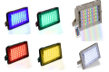 50W LED Flood Light Water Proof - Red,Green,Blue,White Warm And 16 color RGB Remote Control. 
