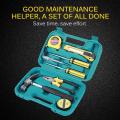 Imported Quality 9 Piece Repair Kit Household Hardware Hand Tool Set Hardware Toolbox Vehicle Emergency Kit Vehicle Emergency Toolbox Screwdriver Portable Tool Kit. 
