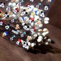10PCS brand Craft Disney Style Nail Sticker Mickey Minnie Donald Duck Nail Slider Christmas Halloween Stitch Stitch Nail Decal. 