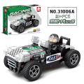 Compatible with Lego Building Blocks Assembled Racing Car4Combination1Small Particle Educational Toys ChildrenDIYBoy Building Blocks Famous Car. 