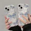Cute Cream Butterfly Casing Samsung Galaxy A16 5G Case. 