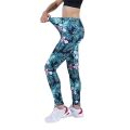 1 【HOT】 YRRETY Women Leggings Leaf Floral Print Push Up Fitness Slim Fashion Patchwork High Waist Mujer Polyester Ankle Length Bottom. 