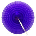 Paper Fan Party Decoration - Crepe Paper Fans - 13 Inch - Multicolors - Unisex - Pack Of 1. 